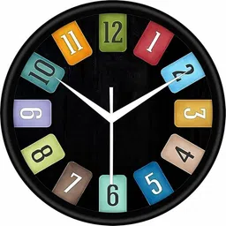 jv enterprises Analog 25.4 cm X 25.4 cm Wall Clock image 1