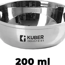 kuber industries Stainless Steel Serving Bowl Stainless Steel Pack of 6 Serving Bowl Set for Kitchen ( Pack of 6 ) image 2