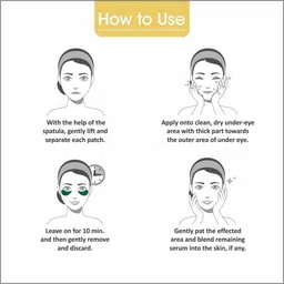 rudvya 24K GOLD EXTRACT EYE SERUM PATCH MASK image 2