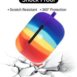 Mezokart.com Silicone Press Stud Earbuds Pouch For Boat Airdopes Alpha image 3