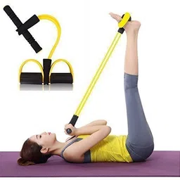 garg enterprises Pull Rope with Foot Pedal Abdominal Exerciser & Fitness Equipment for Abdomen Ab Exerciser image 2