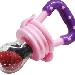 kistapo Food/Fruit Nibbler with Extra Mesh, Soft Pacifier/Feeder, Teether For Baby Feeder image 2