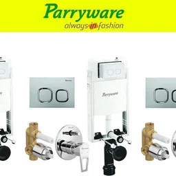 parryware Half Frame Concealed Cistern, with divater body upper espiron set of 2 pic 191 Dual Flush Tank-picture-12