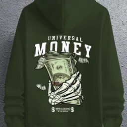 hip hop fashion Men Full Sleeve Printed Hooded Sweatshirt image 1