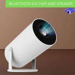 Clairbell Mini HD Projector for Home 4KSupport With Built-in App Netflix/Prime/YouTubeV458 (4500 lm / 1 Speaker / Wireless / Remote Controller) Portable Projector-image-84