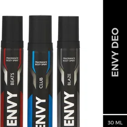 envy Beats, Club & Blaze Nano Body Deo (30 ml x 3) Deodorant Spray-For Men-picture-28