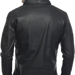 leather retail Men Solid Leather Jacket image 2