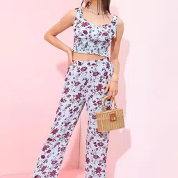 tokyo talkies Top Pant Co-ords Set image 3