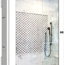 homscape Bathroom Mirror Cabinet I WOODEN I Mirror with Storage I Bathroom Organizer Bathroom Mirror image 4