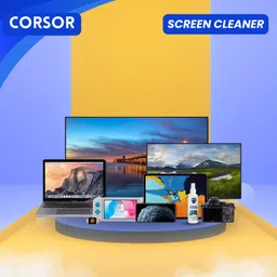 CORSOR Screen Cleaning Kit with Microfiber Cloth and Brush for Computers, Gaming, Laptops, Mobiles image 4
