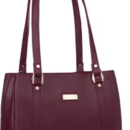 Women Maroon Shoulder Bag-image-3