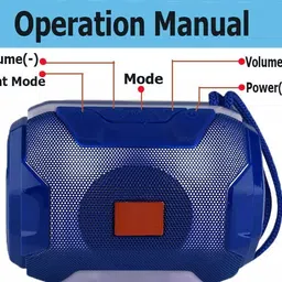 Deeshora Best Buy TG-162 Bluetooth Speaker stereo audio color changIng Light TF/USB/BT/FM 5 W Bluetooth Party Speaker image 4