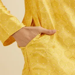 manyavar Men Silk Blend Kurta Pyjama Set image 5