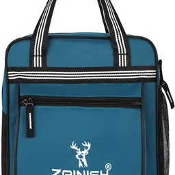 zainish Insulated Tiffin Bag with Bottle Holder & Spoon Section Waterproof Lunch Bag-picture-25