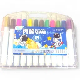 balaji shyam 24 acrylic sketch pen with carry box Superfine Nib Sketch Pen-picture-14