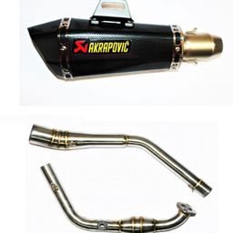 acube mart akrapovic exhaust Yamaha R15 Full Exhaust System-picture-8