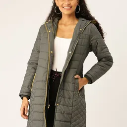 dressberry Women Solid Parka Jacket-picture-20