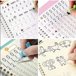 snowshell Magic Reused Practice book For Kids Handwriting 4 Book Drawing Books Magic Zx105 image 3