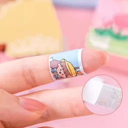 jannat impex Cartoon printed mini bandage | Cute Cartoon Band Aid | Kids Bandages (20 pics) Crepe Bandage image 5