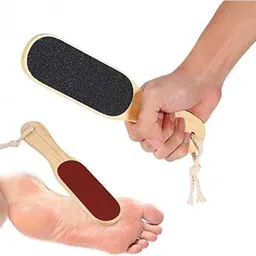 glow first Double Sided Foot Rasp File Callus Dead Skin Remover Pedicure Scrubber Tool Wood-picture-18