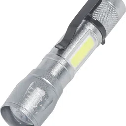 USB rechargeable led pocket flashlight with clip. Torch-image-92