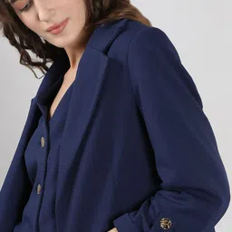 vero moda Women Solid Single Breasted Formal Blazer image 5