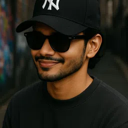 cap world Embroidered, Self Design, Solid Sports/Regular Cap image 3