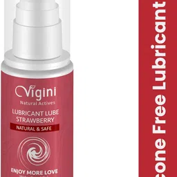 vigini Plus 100% Natural Actives Intense Blue 2 in1 Lubricating Sexual Aromaherapy Lube Lubrication Lubricant Gel for Men Women Long Time Moisutrization Water Based gel Jelly No Added Colors Non Staining Wash able� Lubricant image 1