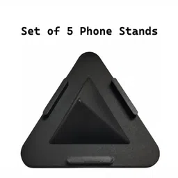 MTRON Portable Three-Sided Triangle Desktop Stand Mobile Stand (Pack of 5) Mobile Holder image 2