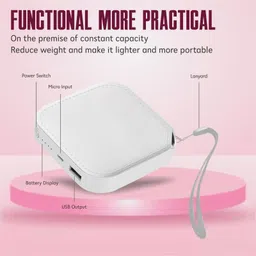 fahig 10000 mAh 15 W Mini Pocket Size Power Bank image 2