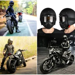 autokick DSEY_Full Face Mask Goggles Bike Off-Road Racing GlassesPreimum Quality Blowtorch Safety Goggle image 4
