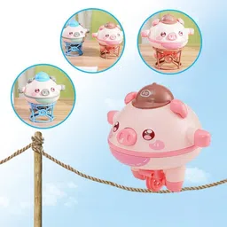 Pig Balance Toy For Kids, Fun & Interactive Toy, Novelty Tightrope Tumbler Toy-image-19