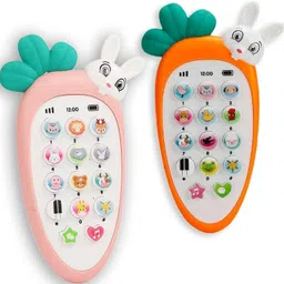 angels pride Radish Style Baby Cell Phone Toy With Light & Musical Toy for Kids image 1
