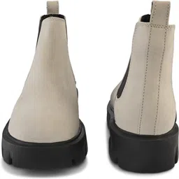 roadster Solid round toe comfortable high top regular outdoor chelsea Boots For Men image 4