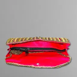 romofy Party Maroon Clutch image 3