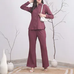 claura Shirt Palazzos Co-ords Set-picture-19