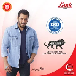 link lock Mild Steel Universal Shutter Lock for Both Side Locking – 3500 Key Combinations Lock image 5