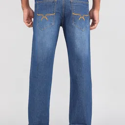roadster Men Regular Mid Rise Blue Jeans image 4