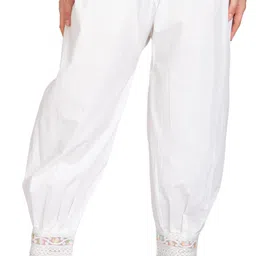tnq Pure Cotton Solid Women ["White"] Salwar-picture-23