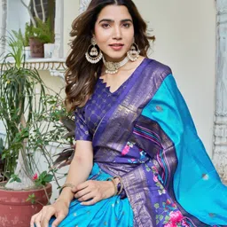 house of common Floral Print Semi Stitched Lehenga Choli image 4