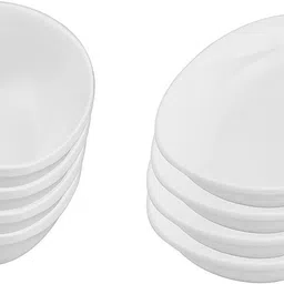 neena crockeries Plastic Sauce Bowl Acrylic PVC Free Unbreakable Food Grade Duke Dip and Oval Dip-picture-13