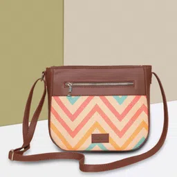 zouk Multicolor Women Sling Bag FloMotif U Shaped Sling Bag-picture-22