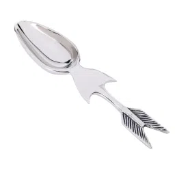 GIBOX Arrow Ice Scooper Silver Premium Bar Accessory for Home Party Serving Spoon Big Size Home D cor image 5
