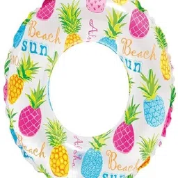 the morning play Lively Print Swim Ring Inflatable Pool Tube 2-6Years 20inch Swim Floatation Belt image 1