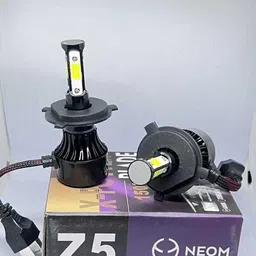 neom 4-side H4 Led Bulb For Car 80W -12V 3500LM 6000K Wide Ultra Bright Light_A40 Headlight Car LED for Maruti Suzuki (12 V, 80 W) image 2