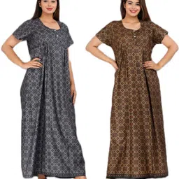 mjlifestyle Pack of 2 Women Nighty-picture-27