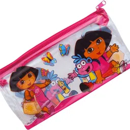 furnish marts Transparent Pencil Pouch set for kids party pack cartoon Art Plastic Pencil Boxes image 3