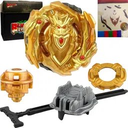 B00-129 gold Cho-Z Achiless 0 Dimension (gold) + LR pull rule launcher + Toy Box-image-18