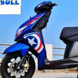 br bull Sticker & Decal for Scooter image 3