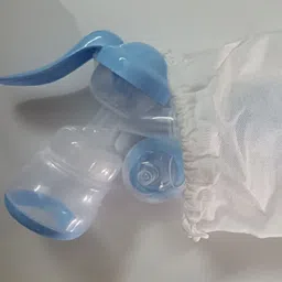 aqua care BPA-free manual breast pump with soft cushion for gentle milk expression. - Manual image 4